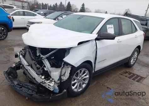 2020 Chevrolet Equinox Fwd Ls из США, поврежденный, VIN 3GNAXHEV7LS528738